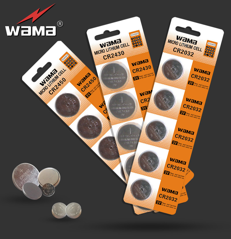 Powertron Wama CR1220 DL1220 3V Lithium Button Cell Battery 5-Pack -  Powertron Batteries